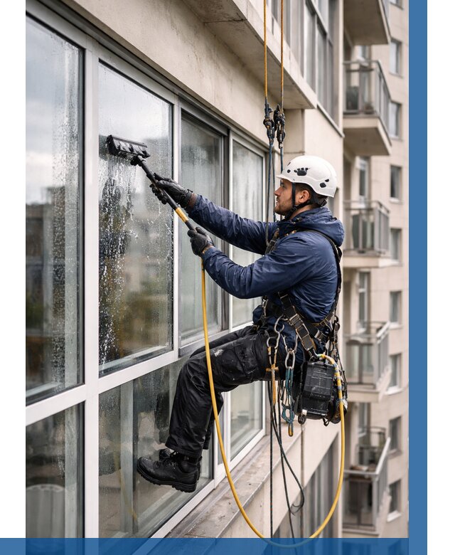 Мойка балконного остекления в Нижневартовске от 3626 р. | ВЫСОТНИК-Нжт