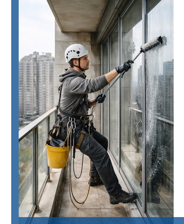 Профессиональная мойка балконного остекления в Нижневартовске