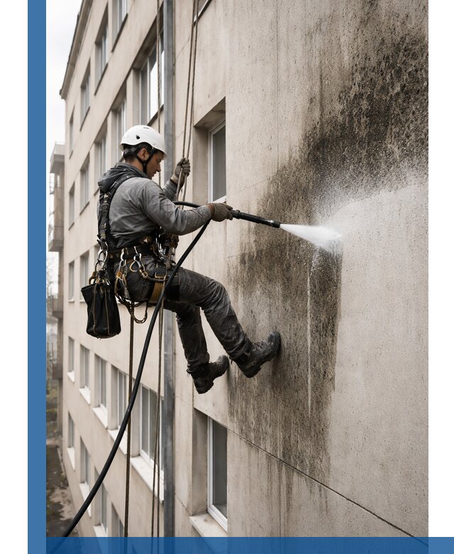 Профессиональная очистка фасадов от плесени в Нижневартовске