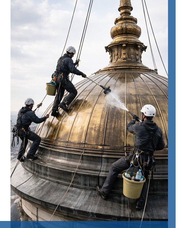 Мойка куполов и шпилей в Нижневартовске от 8288 р. - заказать | ВЫСОТНИК-Нжт