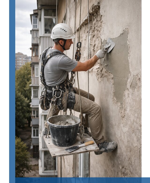 Восстановление фасадной штукатурки в Нижневартовске с гарантией качества