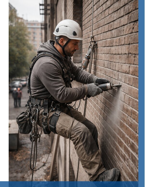 Расшивка кирпичных швов в Нижневартовске от 622 р. | ВЫСОТНИК-Нжт