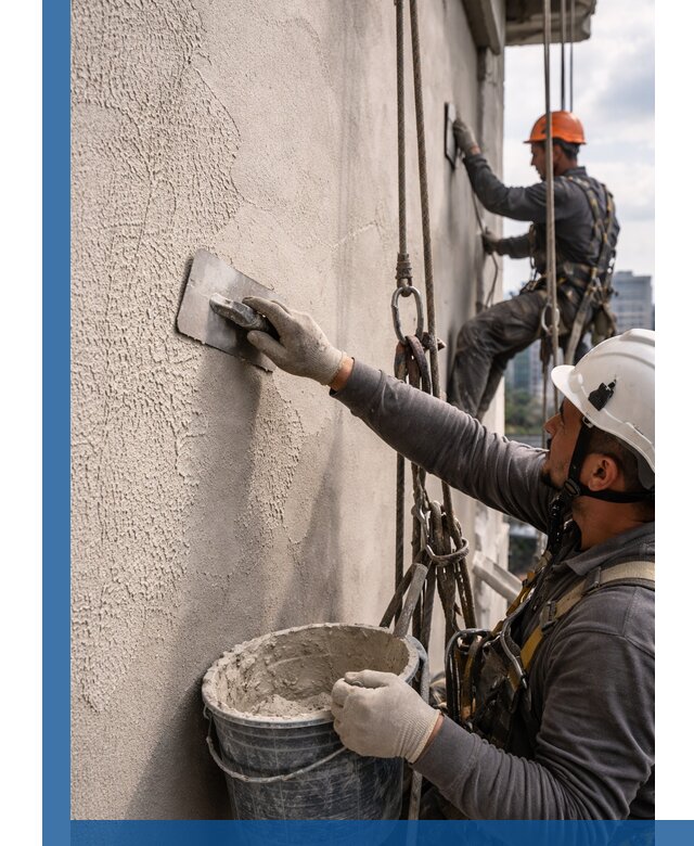 Декоративная штукатурка фасада с утеплением и защитой в Нижневартовске