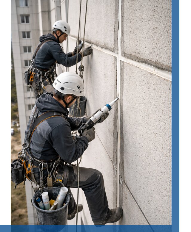 Герметизация межпанельных швов в Нижневартовске от 725 р. | ВЫСОТНИК-Нжт