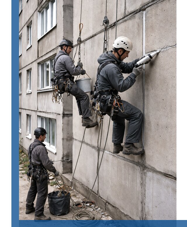 Герметизация межпанельных швов в Нижневартовске с гарантией герметичности