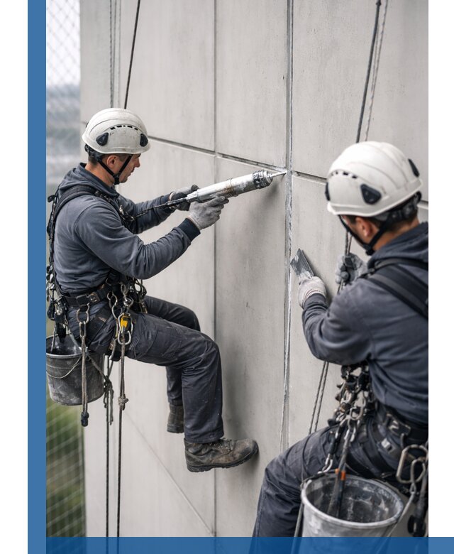 Первичная герметизация швов фасадов и кровель в Нижневартовске