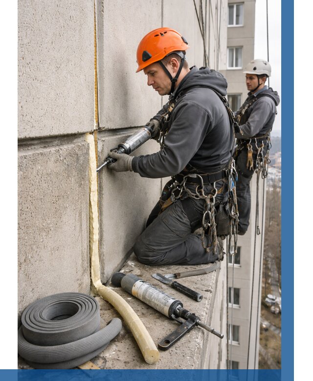 Теплый шов межпанельные швы в Нижневартовске от 725 р. | ВЫСОТНИК-Нжт