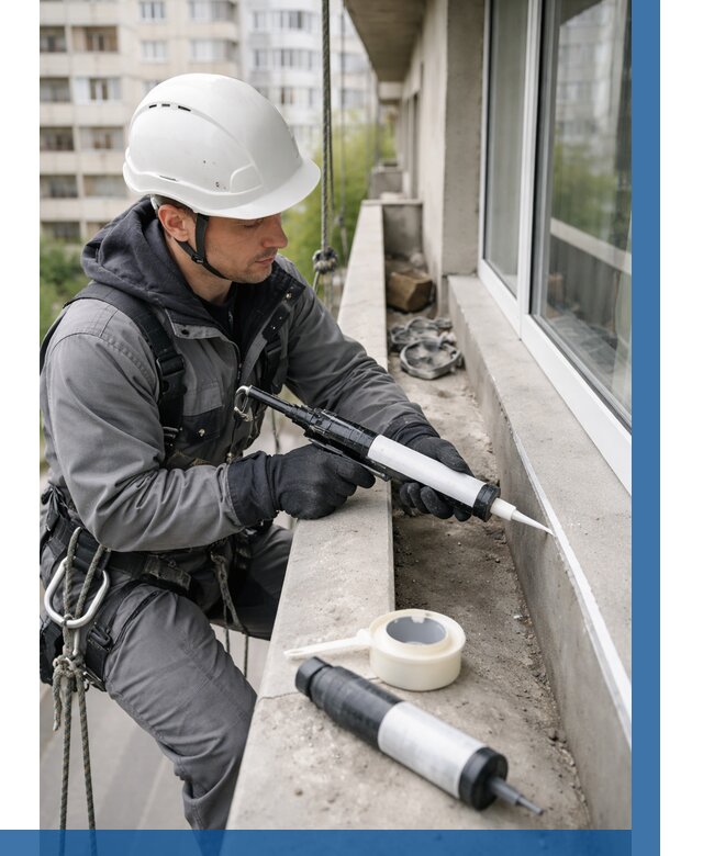 Герметизация швов лоджии в Нижневартовске от 4662 р. | ВЫСОТНИК-Нжт