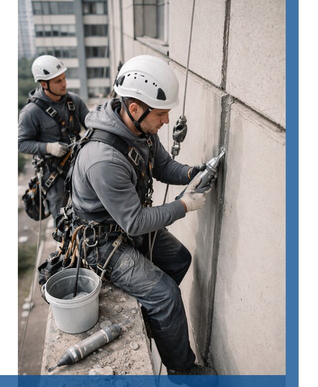 Ремонт деформационных швов здания в Нижневартовске от 1036 р. | ВЫСОТНИК-Нжт