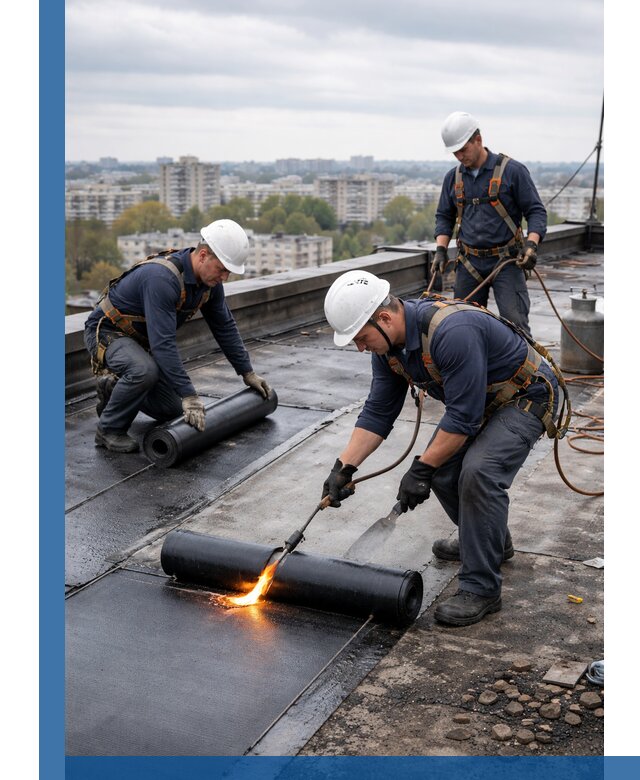 Ремонт наплавляемой кровли в Нижневартовске качественно и надежно