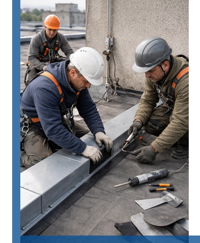 Ремонт кровельных примыканий в Нижневартовске профессионально