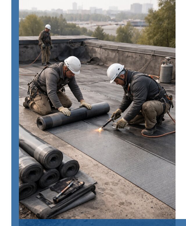 Монтаж мягкой кровли в Нижневартовске профессионально и надежно