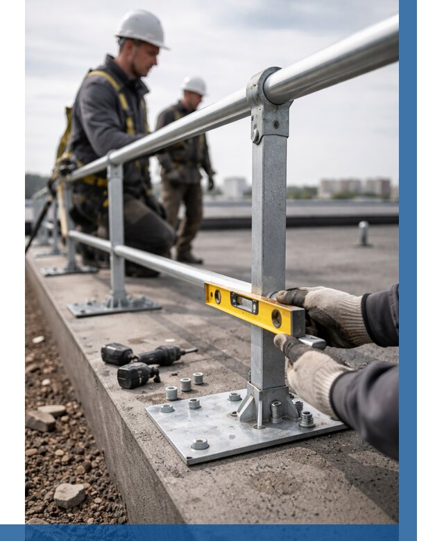 Монтаж кровельного ограждения в Нижневартовске от 1243 р. | ВЫСОТНИК-Нжт