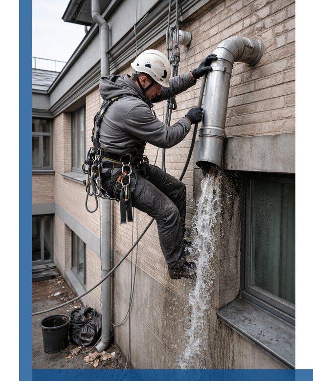 Профессиональная прочистка водосточных труб в Нижневартовске с гарантией