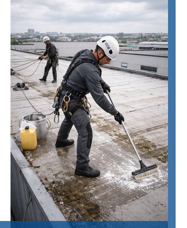 Очистка крыши по графику в Нижневартовске от 7770 р. | ВЫСОТНИК-Нжт