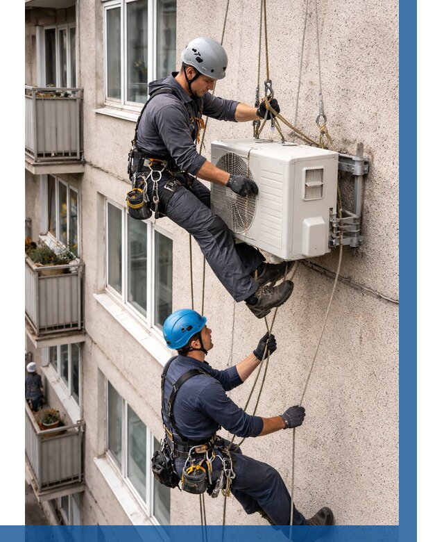 Перенос внешнего блока кондиционера в Нижневартовске от 9324 р.| ВЫСОТНИК-Нжт