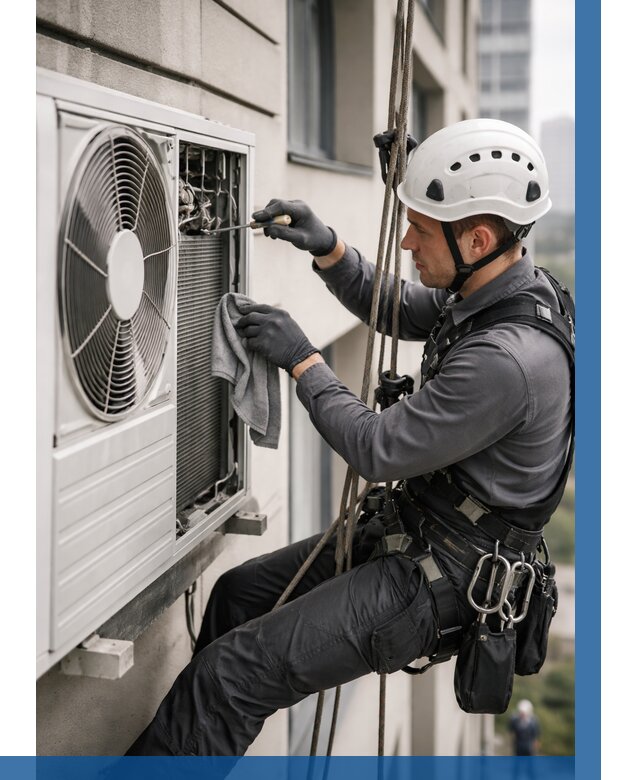 Обслуживание внешнего блока кондиционера в Нижневартовске от 2797 р.ВЫСОТНИК-Нжт