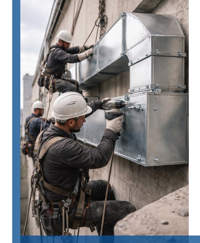 Профессиональный монтаж вентиляционных коробов в Нижневартовске под ключ