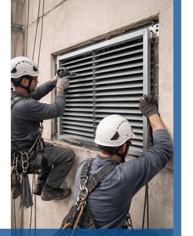 Монтаж вентиляционных решеток в Нижневартовске от 4662 р. | ВЫСОТНИК-Нжт