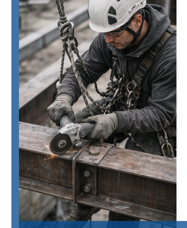 Резка металла на высоте в Нижневартовске для зданий и конструкций