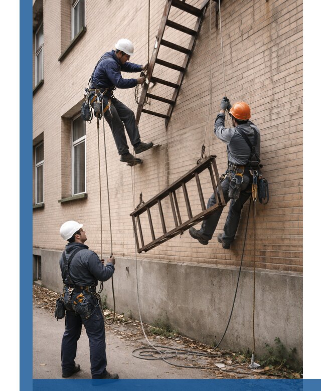 Демонтаж пожарной лестницы в Нижневартовске быстро и безопасно