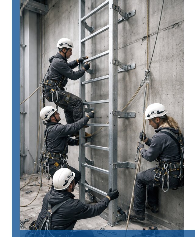Монтаж металлических лестниц в Нижневартовске под ключ со гарантией