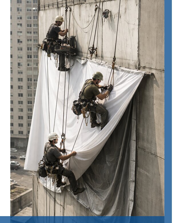 Замена баннерного полотна в Нижневартовске от 6734 р. | ВЫСОТНИК-Нжт—заказать