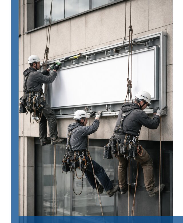 Профессиональный монтаж светового короба под ключ в Нижневартовске