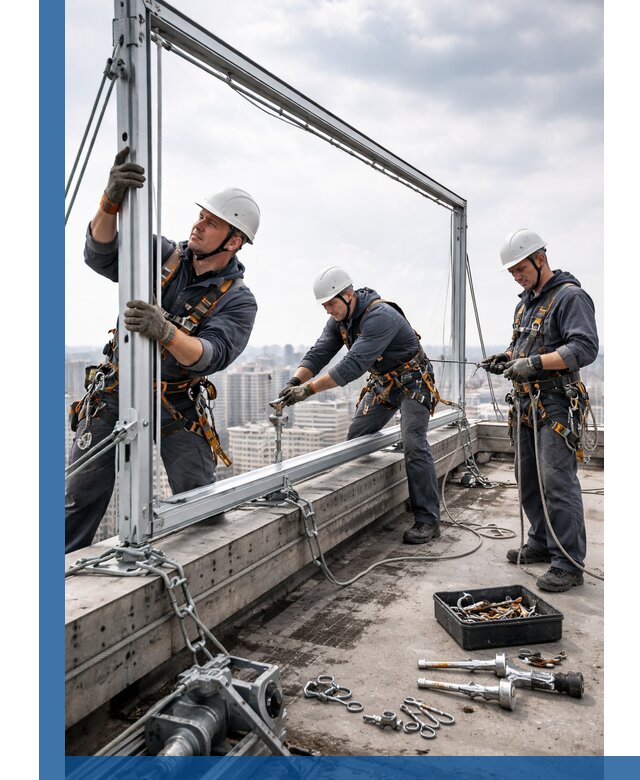 Монтаж крышных рекламных конструкций под ключ в Нижневартовске