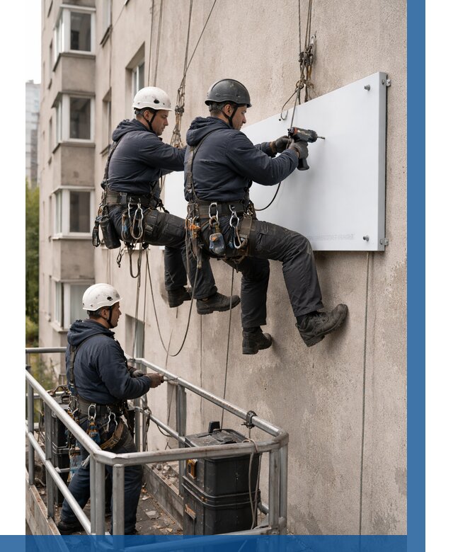 Монтаж табличек и указателей в Нижневартовске от 3626 р. | ВЫСОТНИК-Нжт