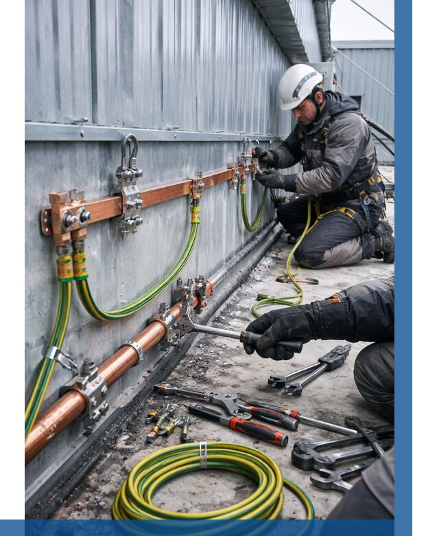 Монтаж заземления здания в Нижневартовске от 25900 р. | ВЫСОТНИК-Нжт