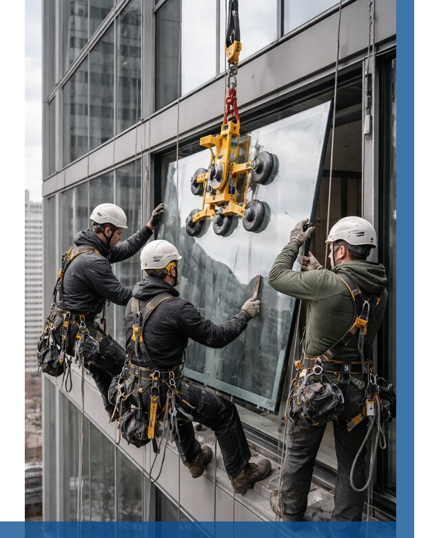 Фасадное остекление зданий под ключ в Нижневартовске от 10360 р. | ВЫСОТНИК-Нжт