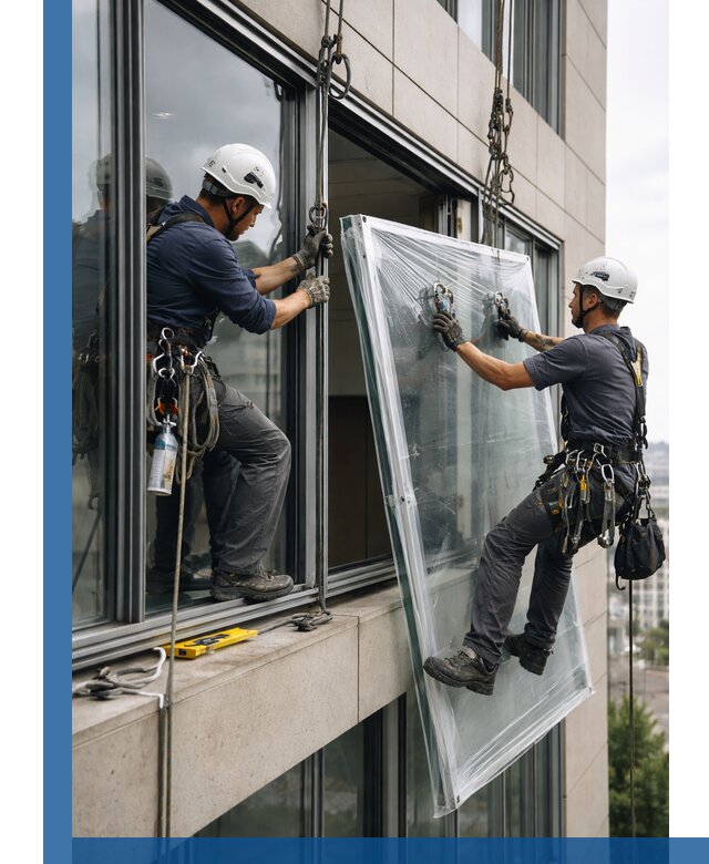 Профессиональная замена стекла в витраже в Нижневартовске с гарантией