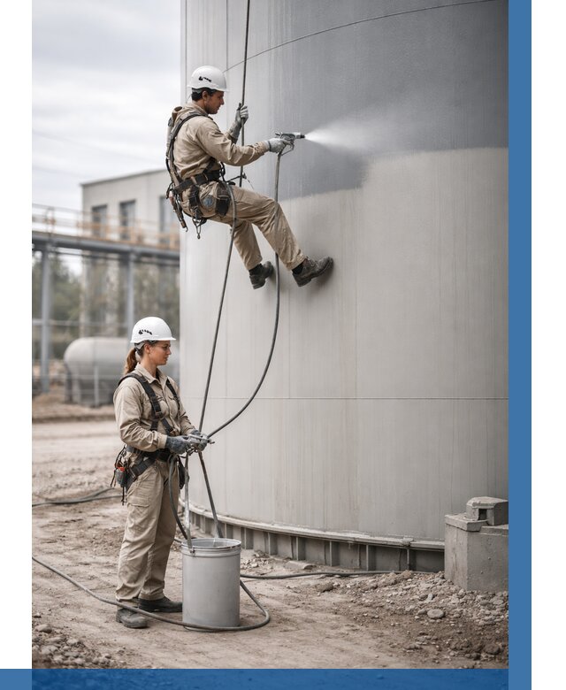 Покраска резервуаров в Нижневартовске от 1243 р. | ВЫСОТНИК-Нжт — заказать