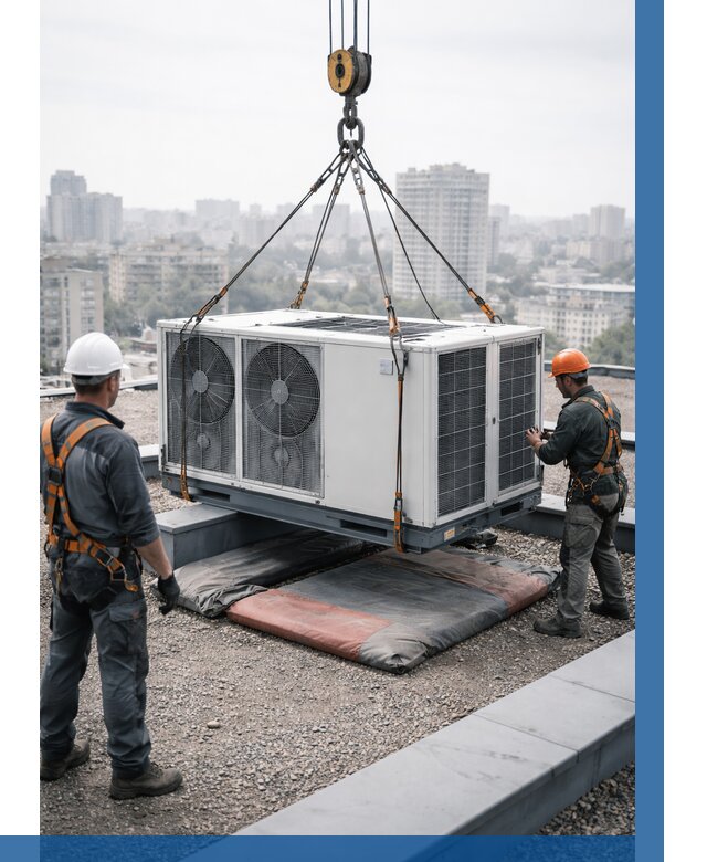 Подъем груза на крышу в Нижневартовске от 5180 р. | ВЫСОТНИК-Нжт заказать