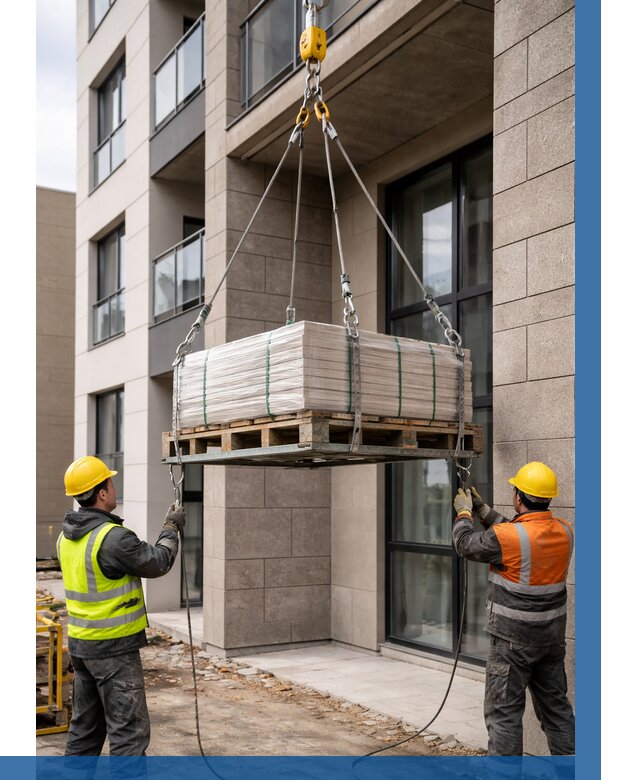 Подъем керамогранита на этаж в Нижневартовске от 3626 р. | ВЫСОТНИК-Нжт