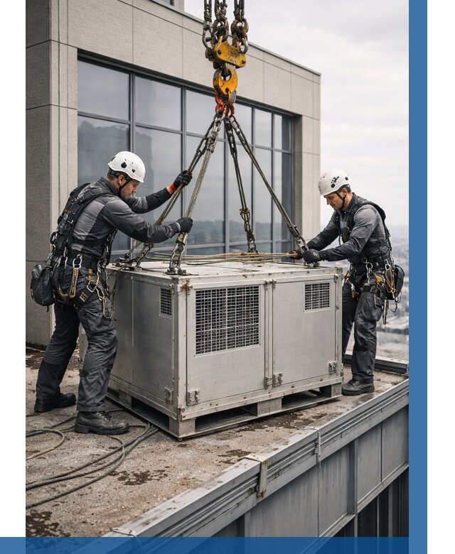 Такелажные работы на высоте в Нижневартовске от 8288 р. | ВЫСОТНИК-Нжт