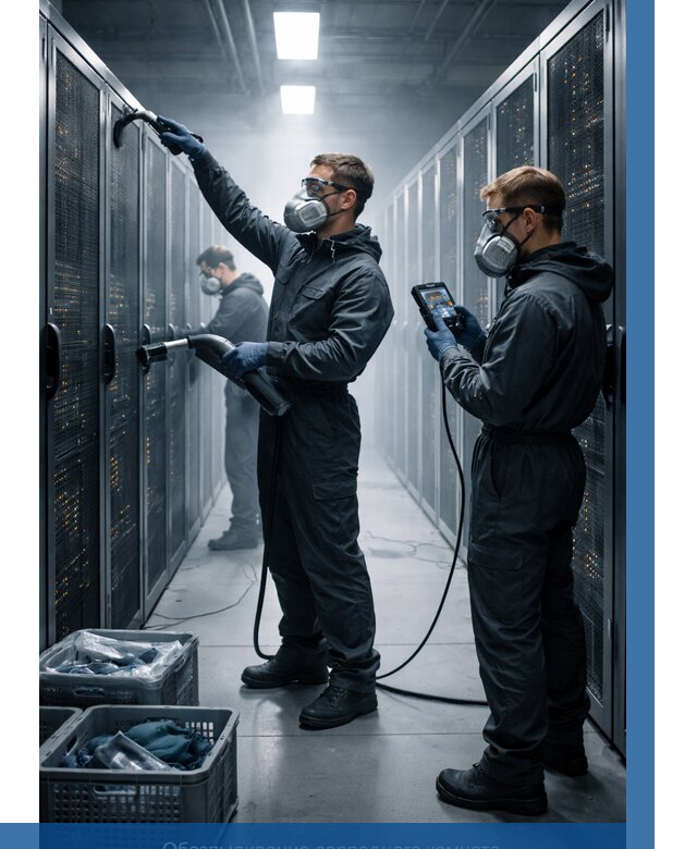 Обеспыливание серверной комнаты в Нижневартовске от 4662 р. | ВЫСОТНИК-Нжт