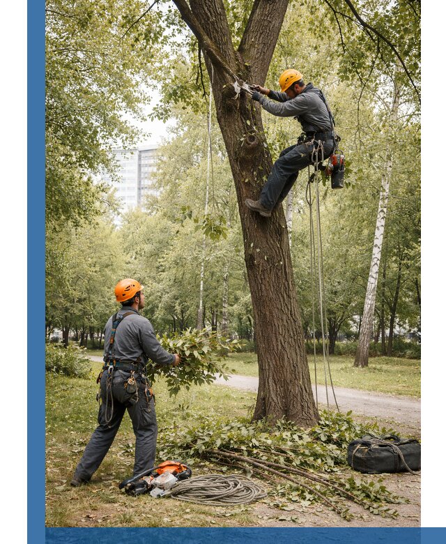 Санитарная обрезка деревьев в Нижневартовске, профессионально и безопасно