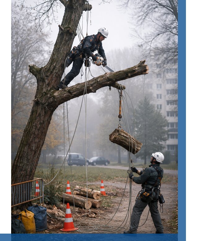 Удаление аварийных деревьев в Нижневартовске от 15540 р. | ВЫСОТНИК-Нжт