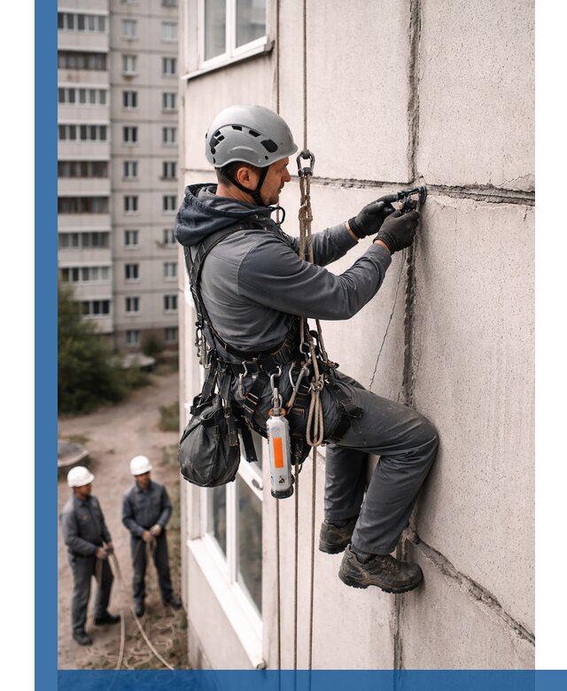 Обследование межпанельных швов и герметизация в Нижневартовске
