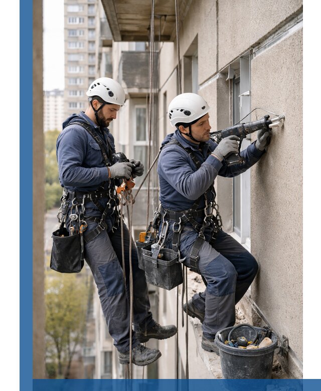 Промышленные альпинисты высотные работы и монтаж в Нижневартовске